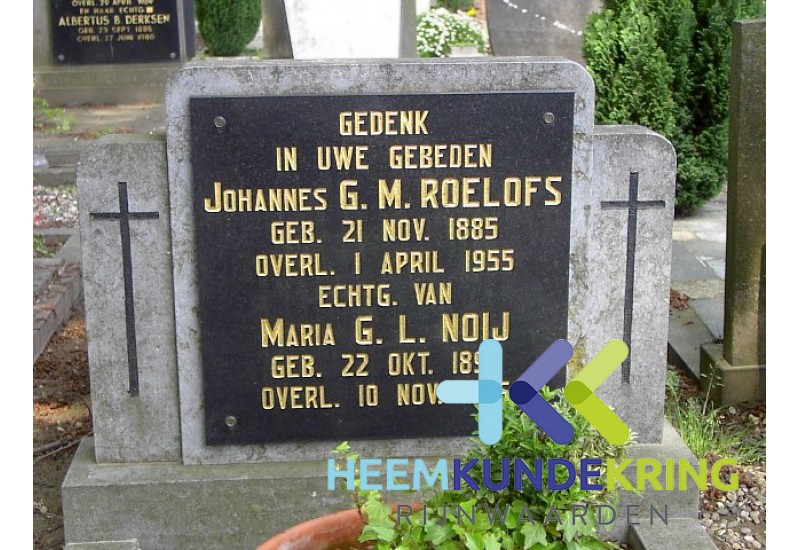 Grafstenen kerkhof Herwen Coll. HKR (268) J.G.M.Roelofs & M.G.L.Noij